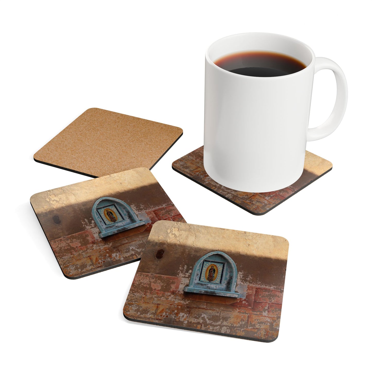 Resilience of Faith Corkwood Coaster Set (4 pc)